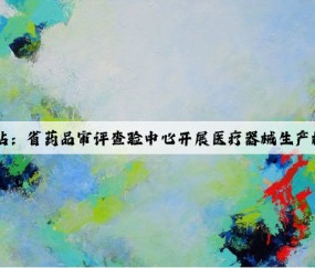 Kaiyun官方网站：省药品审评查验中心开展医疗器械生产检查员集中实训